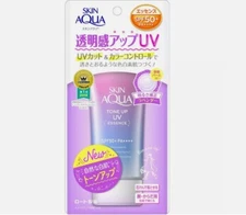 Rohto Skin Aqua Tone Up UV Essence Lavender SPF50+ PA++++ 80g