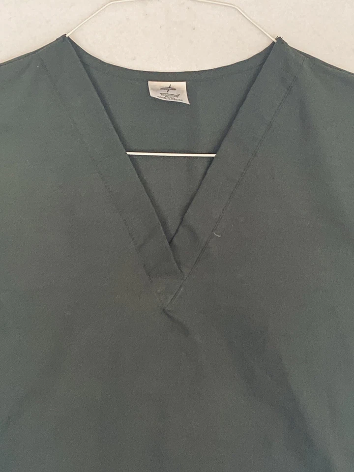 Medline Comfort Ease 磨砂上衣黑色 S 码 — 第 3/4 张图片