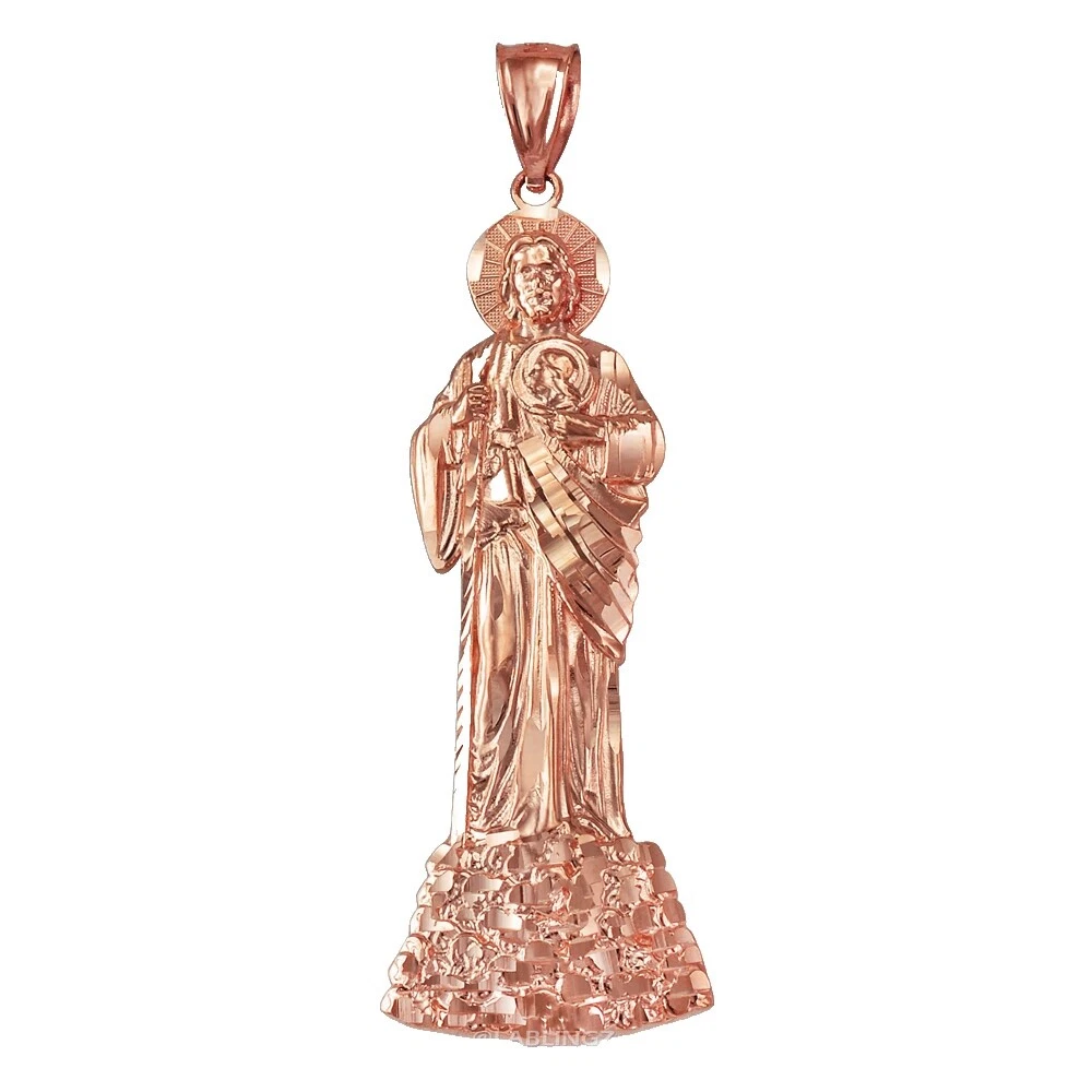 Collares y colgantes religiosa Oro Rosa para hombres