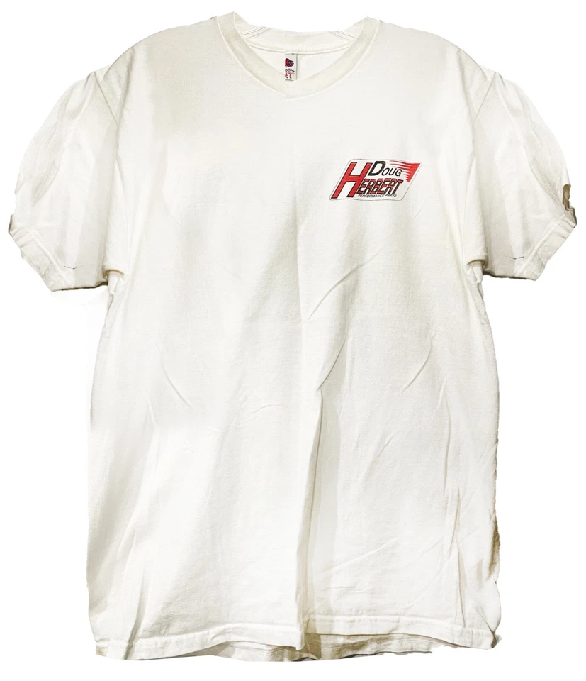 CAMISETA GRANDE VRHTF RARA DE COLECCIÓN GENIAL IMPRESIONANTE NHRA DOUG HERBERT "DOUGZILLA" Foto 2 de 4
