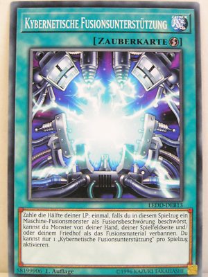 Yu-Gi-Oh - 2x #B013 Kybernetische Fusionsunterstützung - LEDD - Legendary Dragon