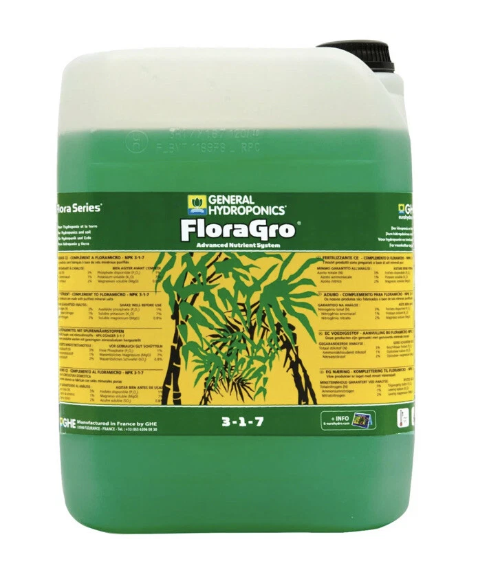 GHE Flora Grow Micro Bloom 10L Litre Hydroponics Feed - Image 4 of 4