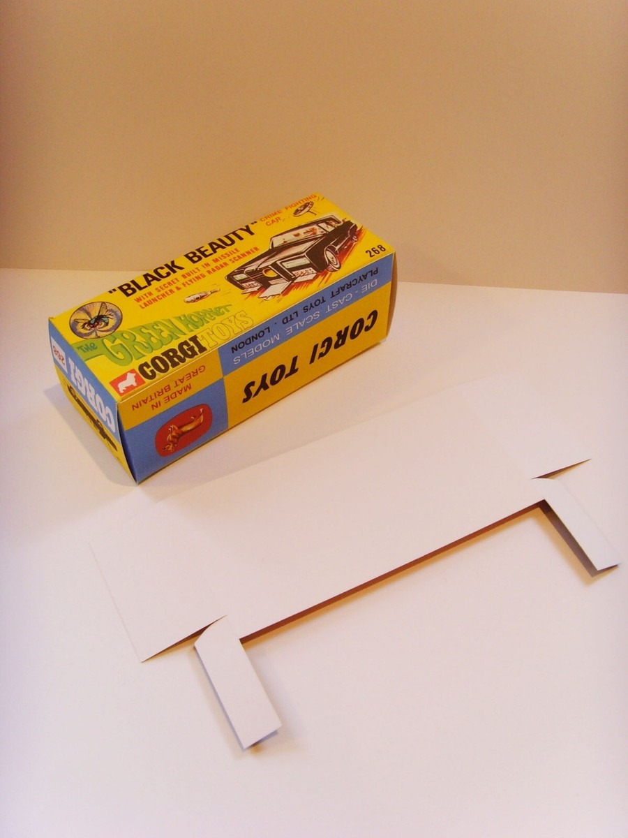 CORGI No.268 - GREEN HORNET - BLACK BEAUTY- Custom box and CORGI No.268 - GREEN HORNET - BLACK BEAUTY- Custom box and
