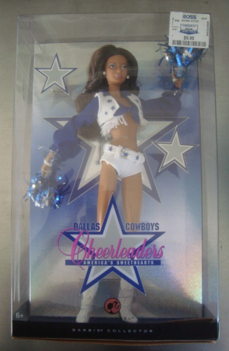 Barbie 2007 Dallas Cowboy Cheerleader Pink Label Latin Hispanic  #M2318 NEW - Foto 1 di 3