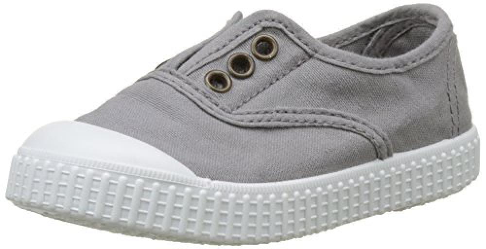 (TG. 22 EU) Victoria Inglesa Lona Tintada Punt, Sneaker Unisex-Bimbi, Grigio, 22