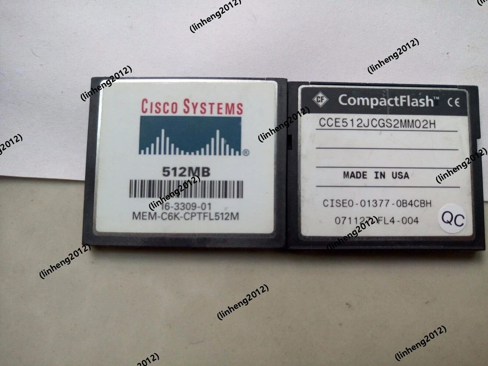 Genuine Cisco 512MB CF Compact Flash Memory Card - Image 2 of 3