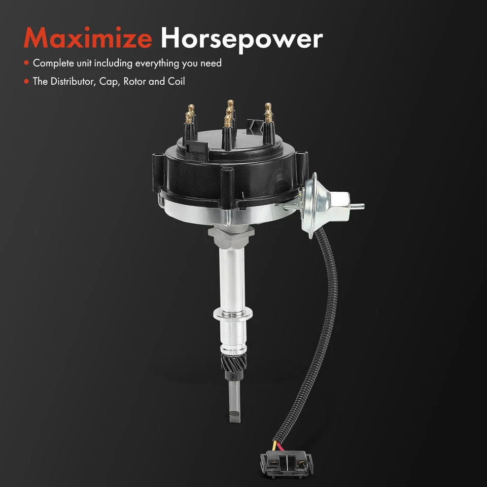 Distribuidor de encendido con tapa y rotor para Chevrolet Malibu Impala GMC K15 K25 Foto 2 de 4