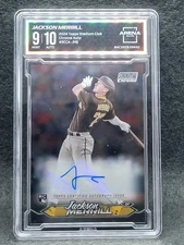 2024 Topps Stadium Club Autographs Jackson Merrill #SCBA-JME RC Arena Club 9 k~J