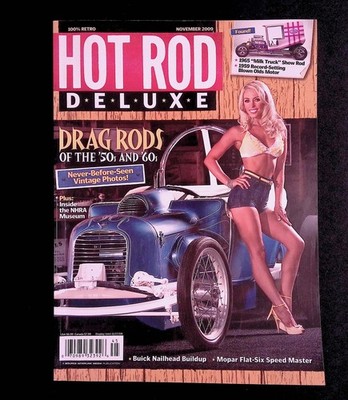 Hot Rod Deluxe Magazine Nov 2009 Drag Rods NHRA Museum Source Interlink