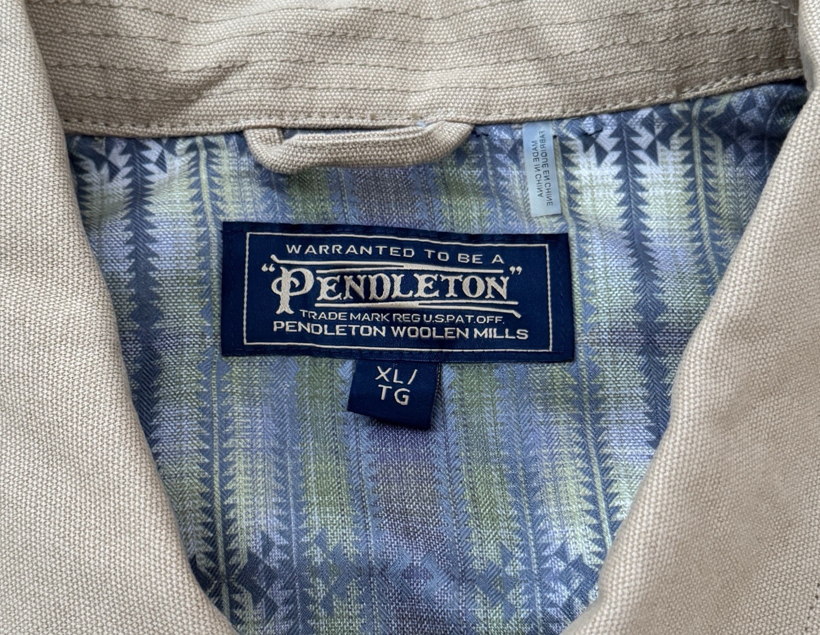 Pendleton Dry Goods Full Zip Canvas Workwear Chor… - image 2