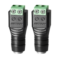 Female 10 Pcs 12V 5.5Mm X 2.1Mm DC Power Jack Connector 24V Socket for Led Light