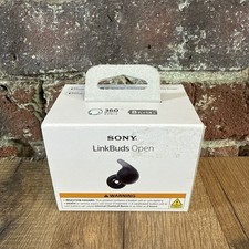 Sony LinkBuds Open True Wireless Bluetooth Earbuds Black NEW SEALED