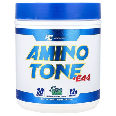 Signature Series, Amino Tone + EAA , Sour Apple, 1.2 lb (540 g)