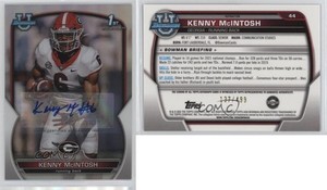 2022 Bowman U Chrome Prospect Refractor /499 Kenny McIntosh #44 Auto