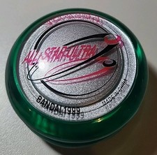 Vintage Yomega Yo-Yo All-Star Ultra Bandai 1999 Emerald Green