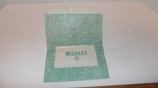 Vintage Marx Space Playset Missiles Paper Bag
