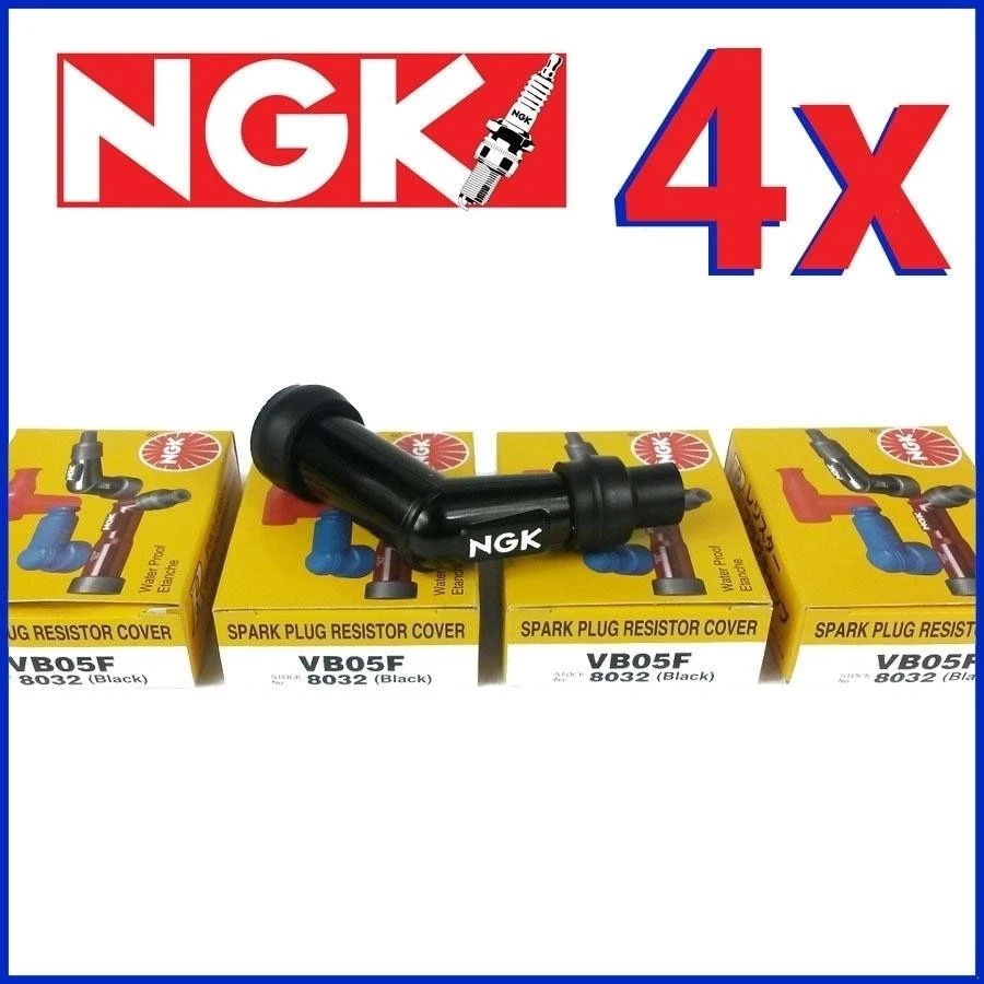 4X NGK Candele Di Accensione 8032 VB05F Per Suzuki GS 1000 S Sport Foto 2 de 4