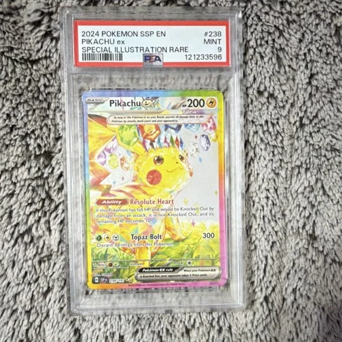 Pokémon Pikachu ex 238/191 Surging Sparks Special Illustration Holo PSA 9