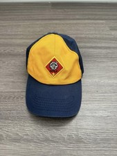 Vintage Boys Scout of America Wolf Twill Adjustable Hat