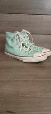 Converse Chuck Taylor All Star Teal Glitter High Tops 663626C Junior Size 5