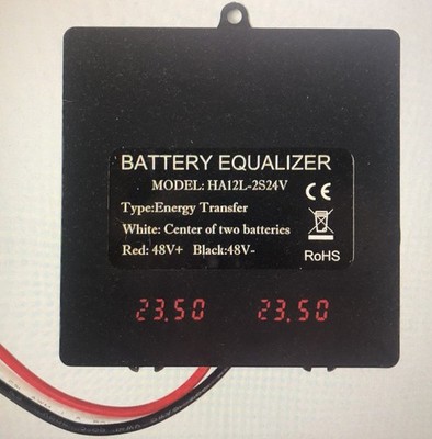 Batterie Balancer HA12L-2S24V 2 x 24V mit LED Display für 2x24V Batterie = 48V