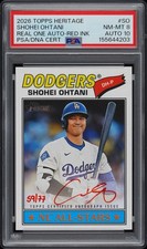 2026 Topps Heritage Shohei Ohtani Dodgers Real One Auto Red Ink 59/77 🔥