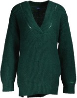 Neu ! Gant Damen Pullover D2. Wool Mohair V-NECK GrüN Gr. Xxl