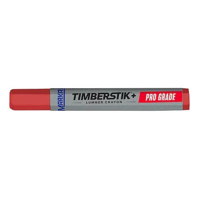 Markal 80382 Lumber Crayon, Large Tip, Red Color Family, Clay, 12 Pk