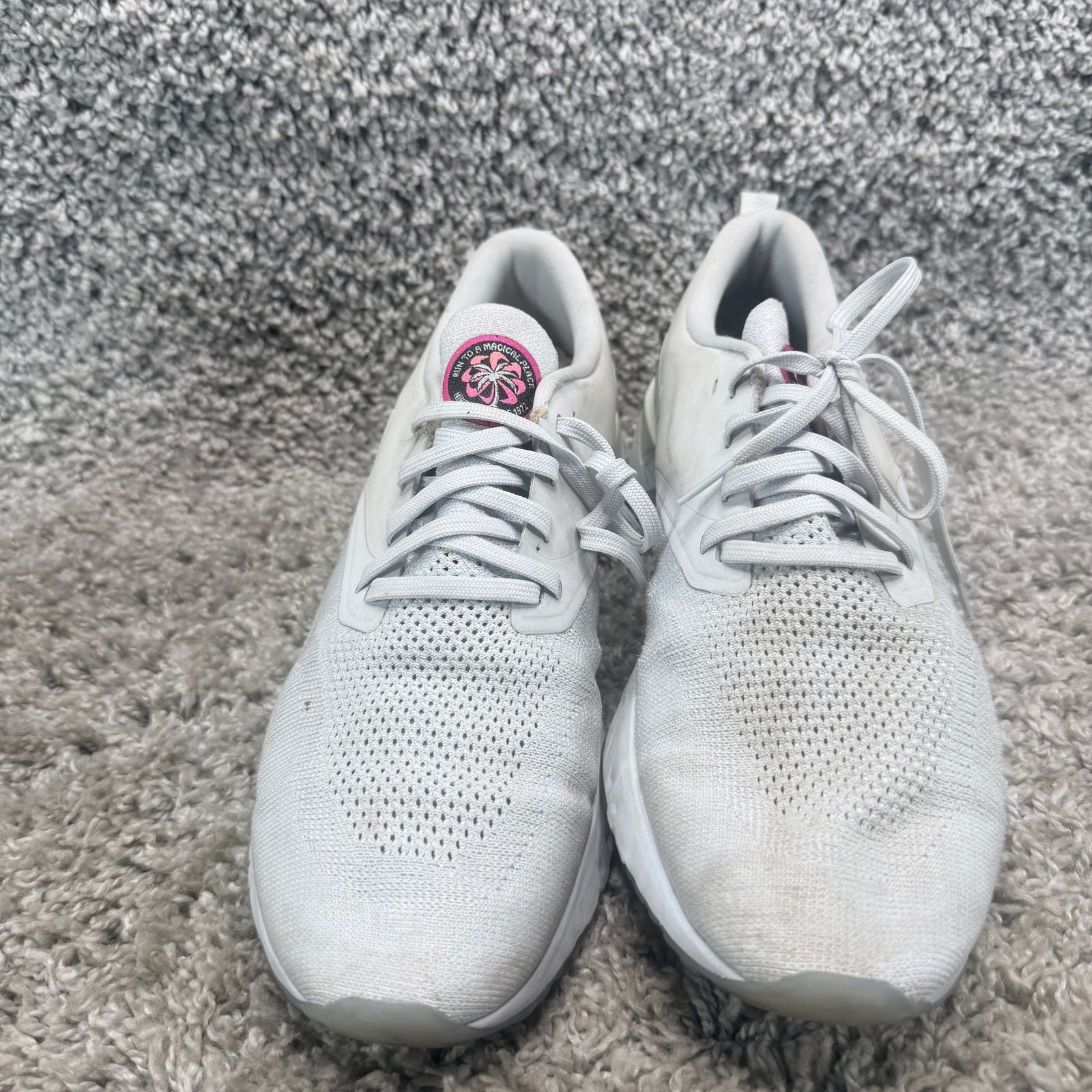 Nike Odyssey React 2 Running Shoes Pure Platinum AT9975-001 Men's Size 11 thumbnail 4