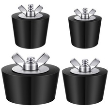 4 Pack Pool Plugs Winterizing Plug Stainless Screw 1 Inch 1.5 Inch 2 Inch