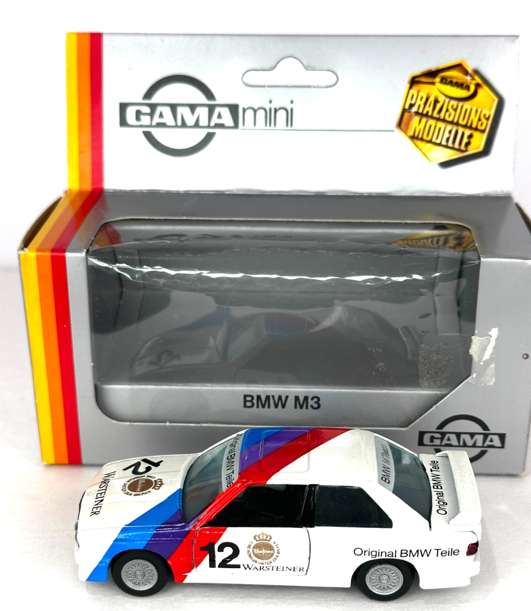GAMA MINI 1154 BMW E30 M3 Rennversion Warsteiner #12 White 1:43 | eBay