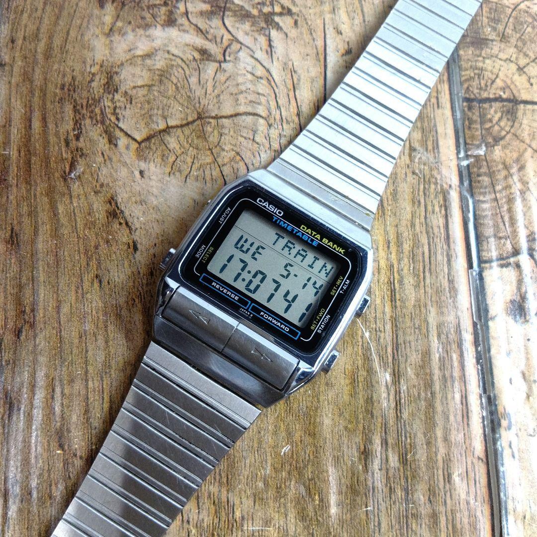 CASIO DATA BANK DBT-700 Train Timetable Tele Memo 50 Vintage 1990s