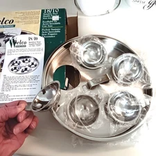 NEW Stainless Steel 5 Egg Poaching Pan INSERT