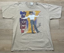 Vintage 1990s Clay Walker Country Music Tour Promo T-Shirt Large Made In USA EUC
