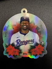 2025 Topps Holiday  Kumar Rocker RC Oversized Die-Cut Ornament #OO-4  Rangers