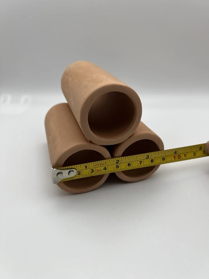 Aquarium Decoration Shrimp Tubes Fish Fry Shelter Hiding Fish Tank Ceramic Clay - Image 3 of 4