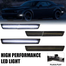 For Dodge Challenger SRT Hellcat Widebody 18-22 Front Rear LED Side Marker Light