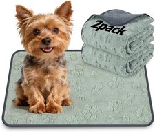 Washable Pee Pads for Dogs, 2Pack Reusable Puppy Pads, Super Absorbent  Leakpro