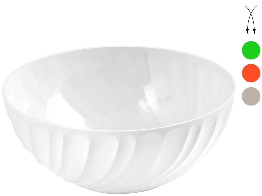 Plastic Salad Bowl 30 Cm Assorted