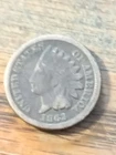 1863 Indian Penny Very Good