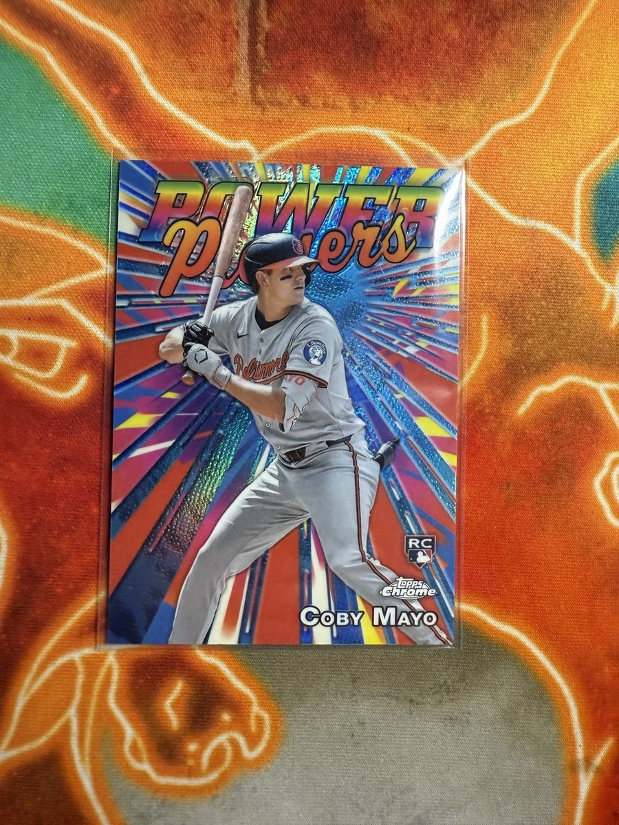 2025 Topps Chrome - Power Players Coby Mayo RC Baltimore Orioles