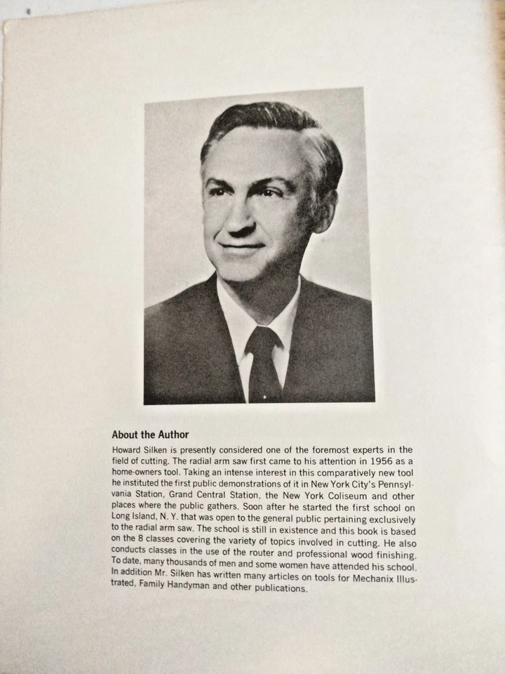 Cómo obtener la mayoría de la sierra de brazo radial DeWalt manual del propietario Howard Silken 10" 12" Foto 3 de 4