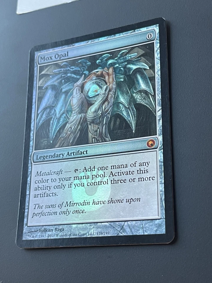 MTG Mox Opal Scars of Mirrodin Foil Card NM MINT Magic the Gathering - Image 2 of 4