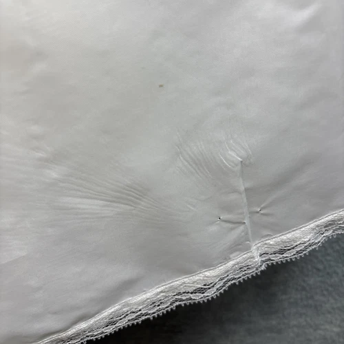 Vintage Crinoline Full Maxi Slip S/XS Petticoat White Bridal Layered Zipper - Picture 16 of 19