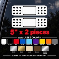 Band Aid Jdm Vinyl Decal Sticker 5 In Bandage Drift 2 Pack Multicolors Available