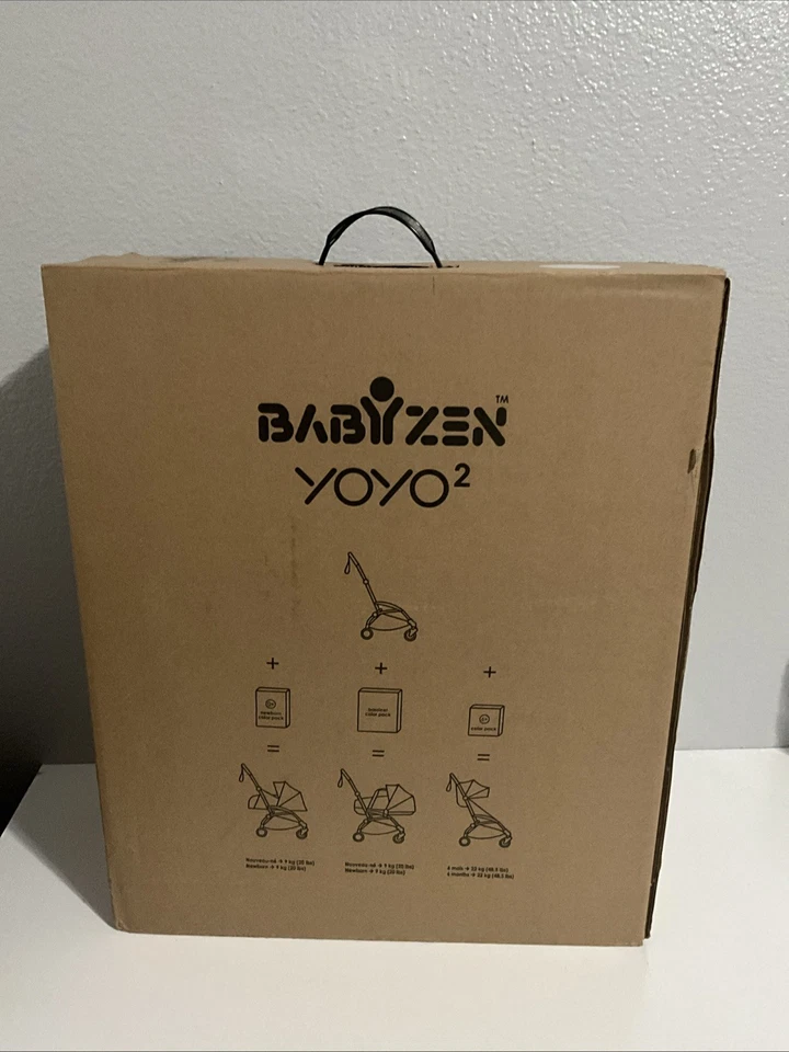 Babyzen Yoyo 2 Stroller & 6+ Color Pack Bundle White Aqua New Sealed - Image 4 of 4