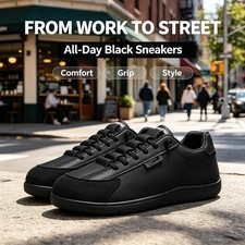 Men's Athletic Shoes Wide Toe Casual Shoes Leisure Sneakers Flat Sports Shoes