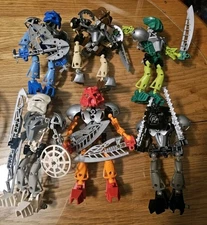 Lego Bionicle Toa Mata Set Of 6 (8531-8536) 