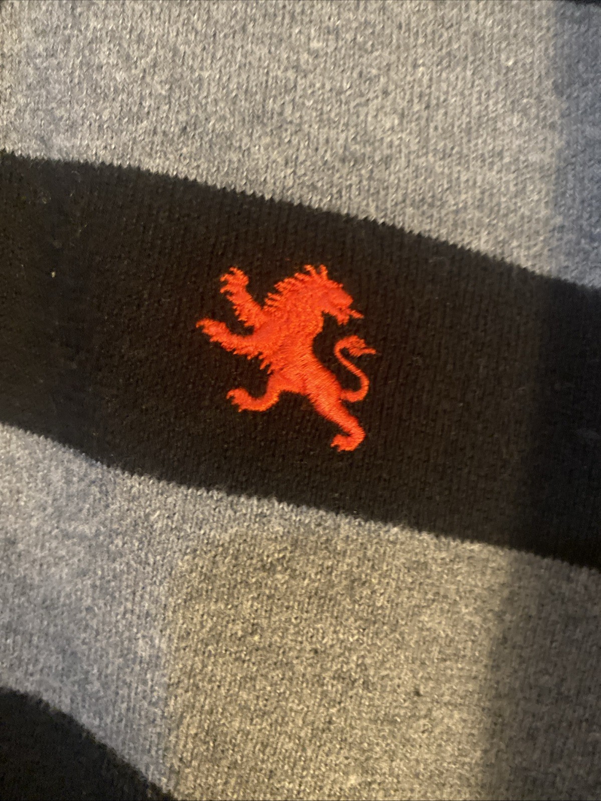 Express Men Button Down Sweater Size Large Red An… - image 3