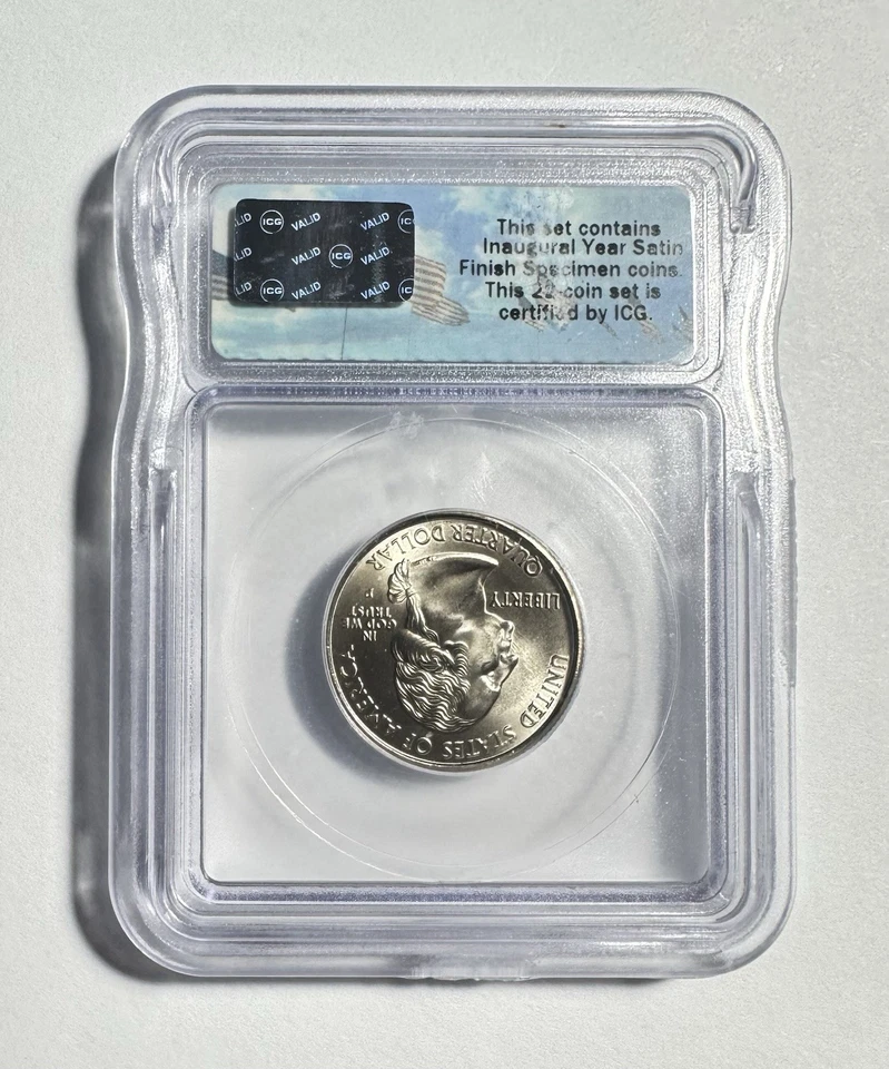 2005 P West Virginia Satin Finish Statehood Quarter ICG SP69 - Image 2 of 2